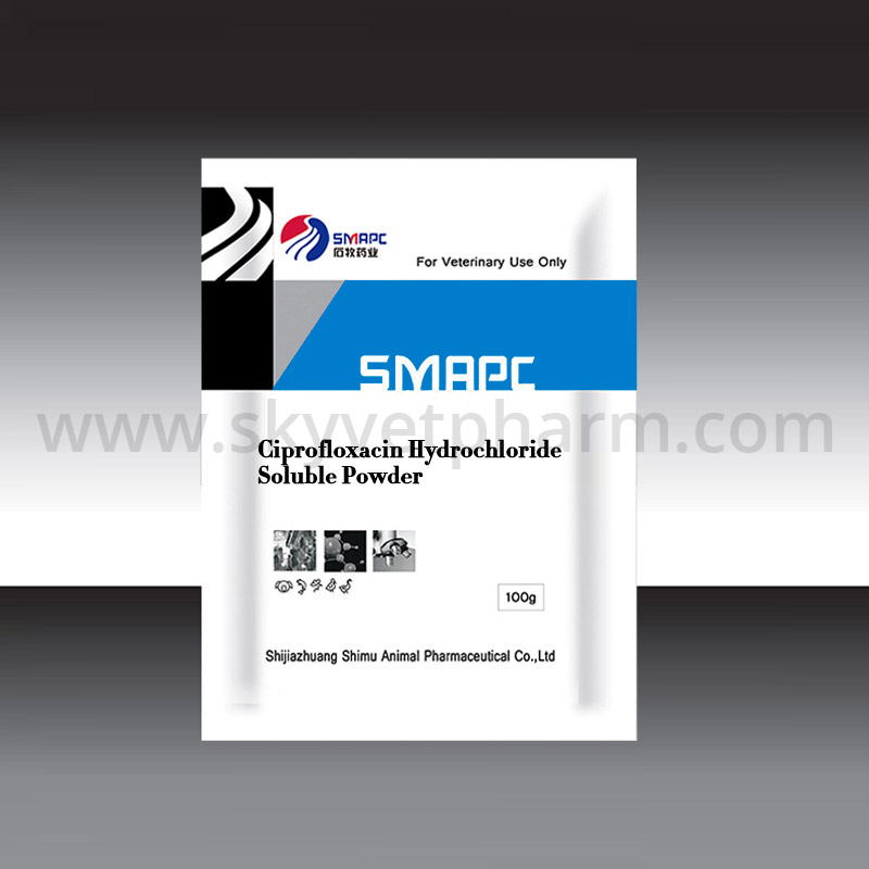 Ciprofloxacin hydrochloride soluble powder