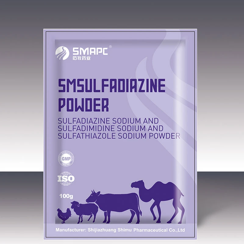 12.5+12.5+12.5% Sulfadiazine Sodium And Sulfadimidine Sodium And Sulfathiazole Sodium Powder For Veterinary Use Only